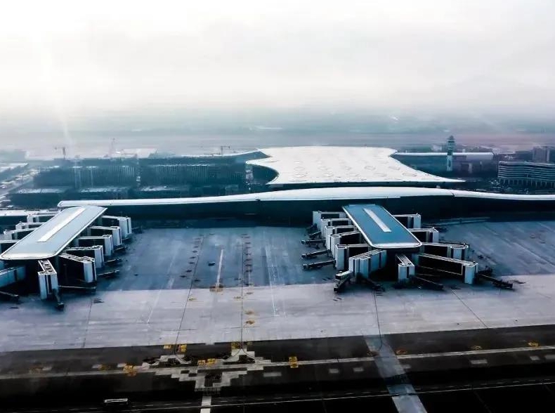 一睹为快！杭州萧山国际机场三期项目T4航站楼基本建成